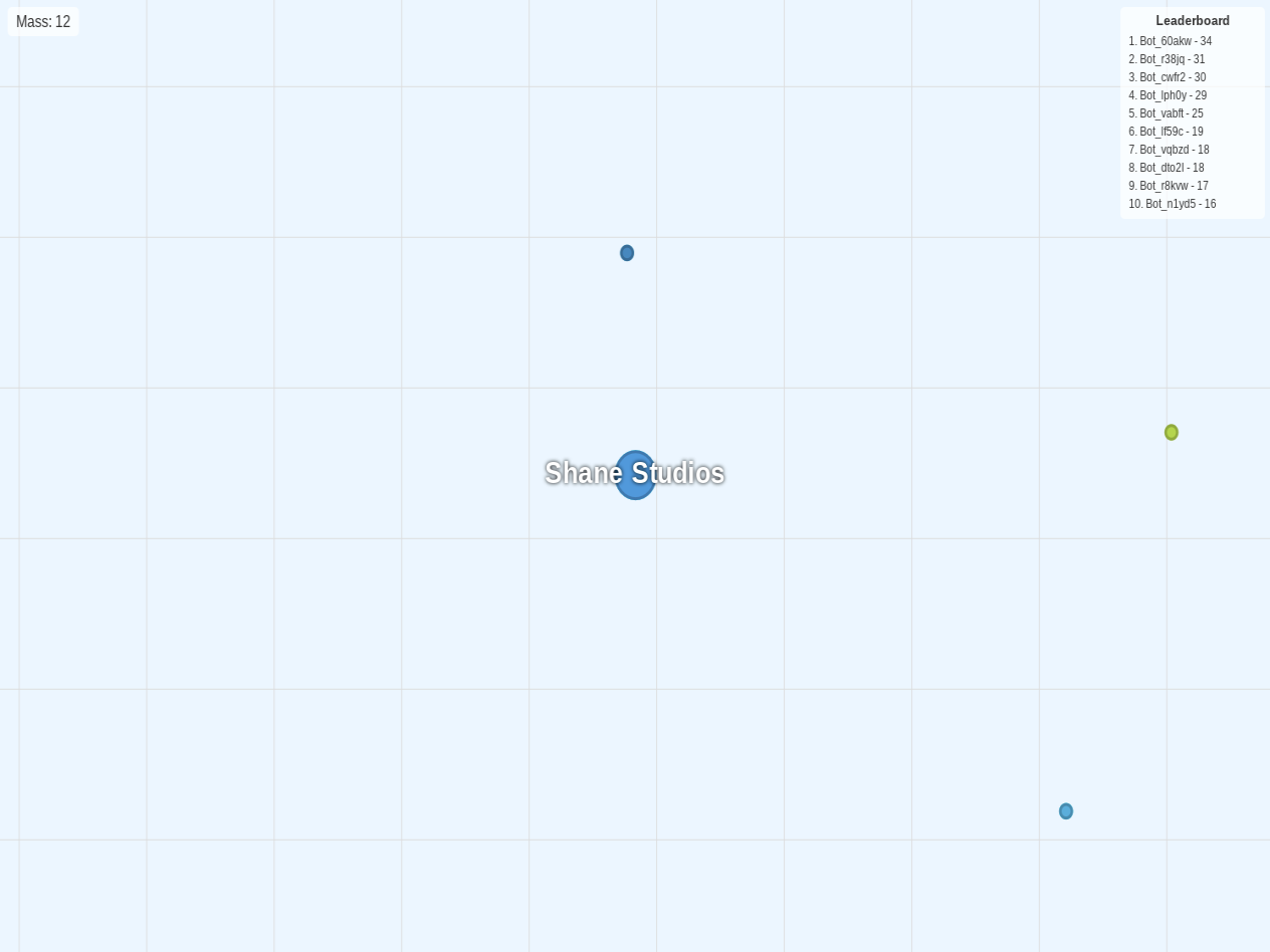 Agar.io project screenshot