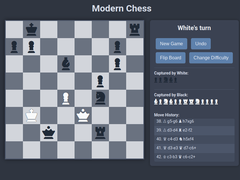 Chess project screenshot